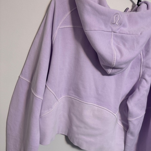 🆕 Lululemon Scuba Oversized Half Zip Hoodie Dye - Mineral Dye Purple Cosmos - Picture 8 of 9